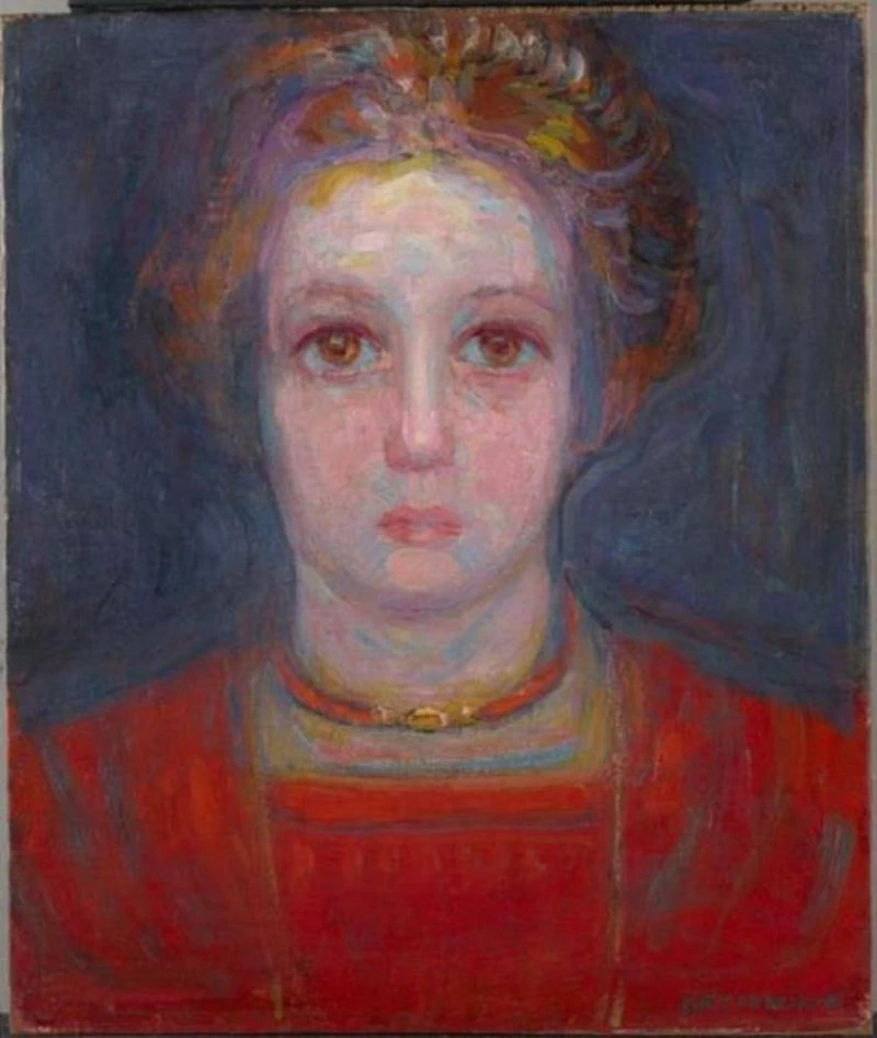 Ritratto di ragazza in rosso - Kunstmuseum Den Haag